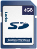 CPW SD memory card 4GB 