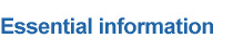 Essential information